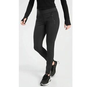Athleta Womens Size Small  Peak Hybrid Fleece Tight